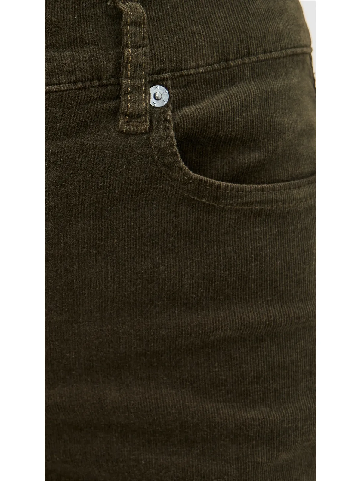 FRAME Le Slim Palazzo コーデュロイ ジーンズ リッチ ミリタリー 23 - 画像6