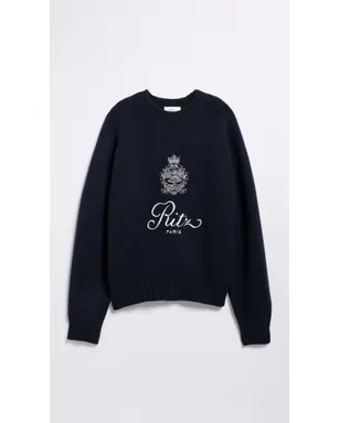 FRAME Ritz ユニセックス カシミヤセーター ネイビー M - サムネイル2