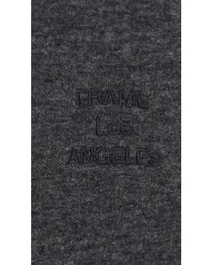 FRAME デュオフォールド ロングスリーブ クルーTシャツ グレー メランジ - サムネイル6