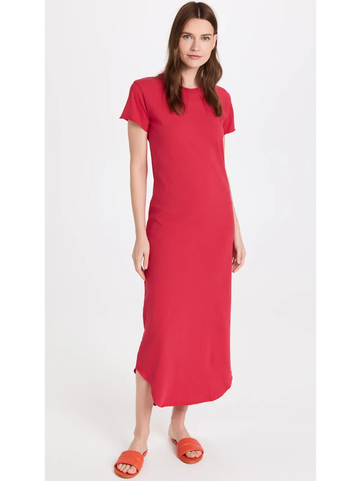 Frank & Eileen Perfect Tee Dress ダブルデッカーレッド - 画像2
