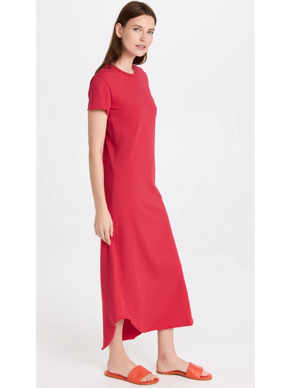 Frank & Eileen Perfect Tee Dress ダブルデッカーレッド - 画像4