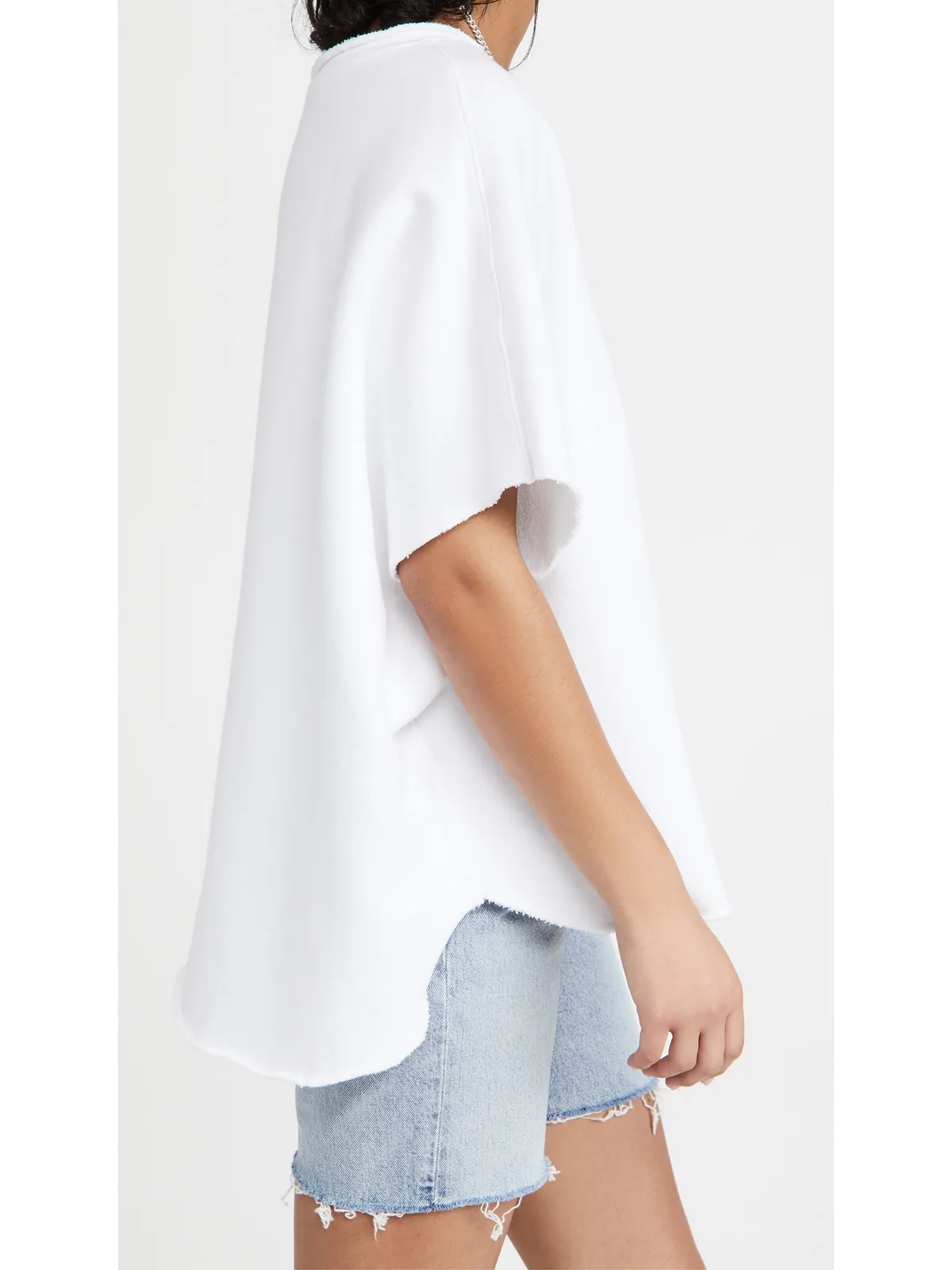 Frank & Eileen ケープレットTシャツ ホワイト - 画像4