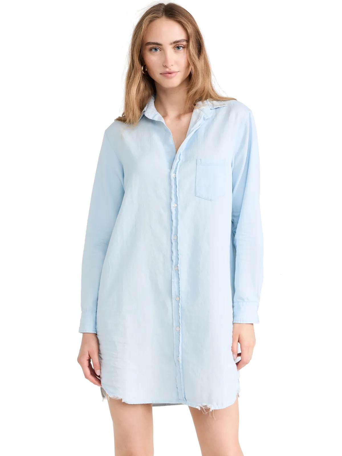 Frank & Eileen Mary Button Up Dress（クラシックブルーウォッシュ） - 画像1