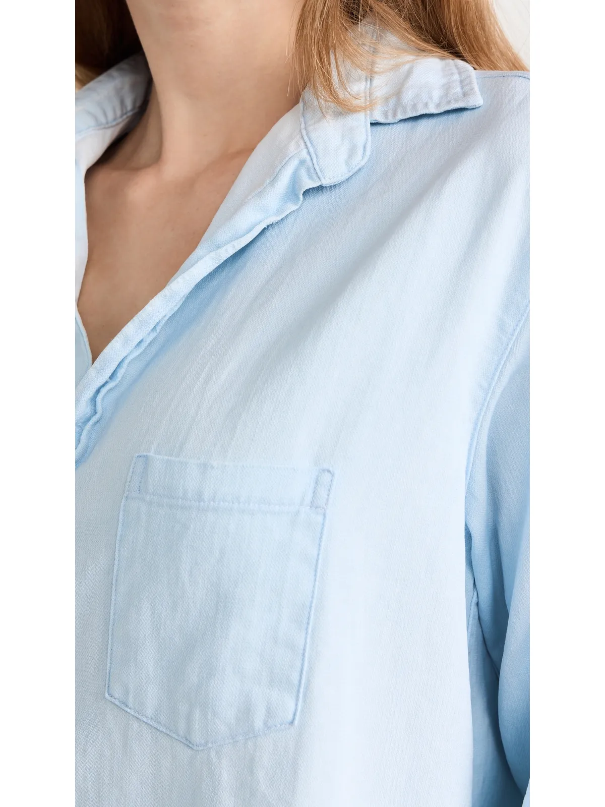 Frank & Eileen Mary Button Up Dress（クラシックブルーウォッシュ） - 画像6