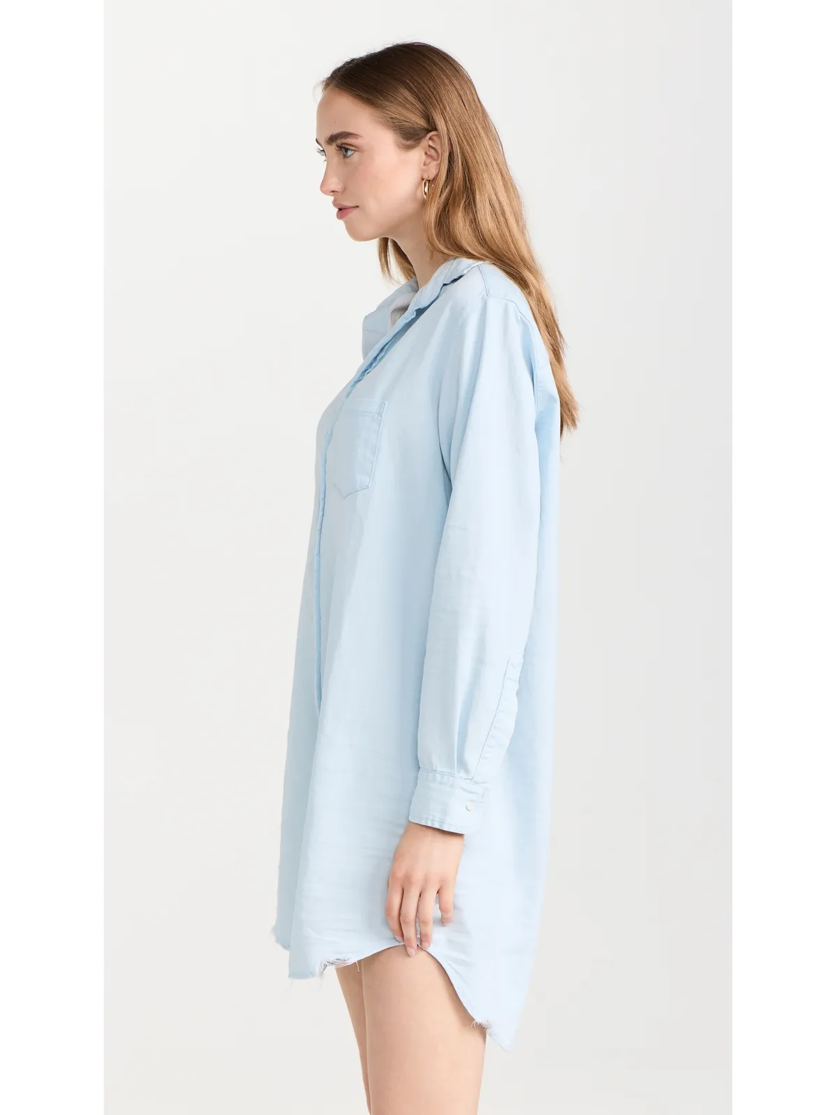 Frank & Eileen Mary Button Up Dress（クラシックブルーウォッシュ） - 画像4
