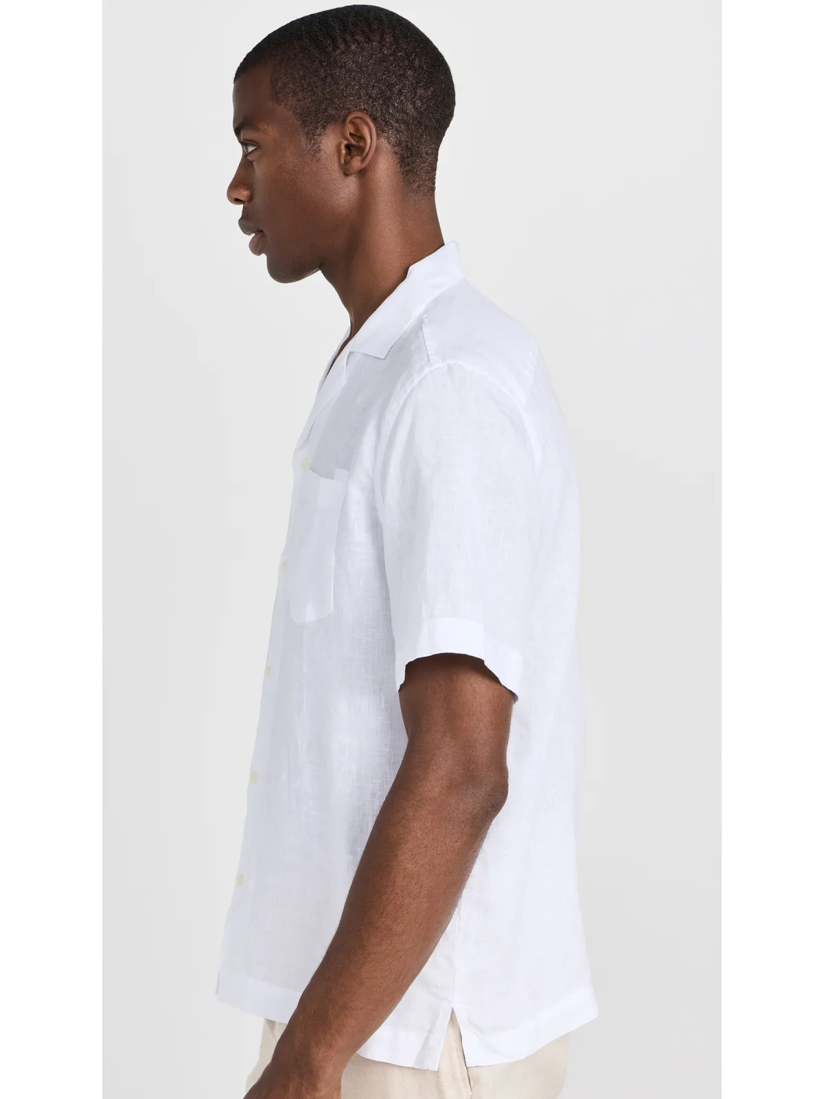 Frescobol Carioca Angelo Linen Shirt White - 画像4