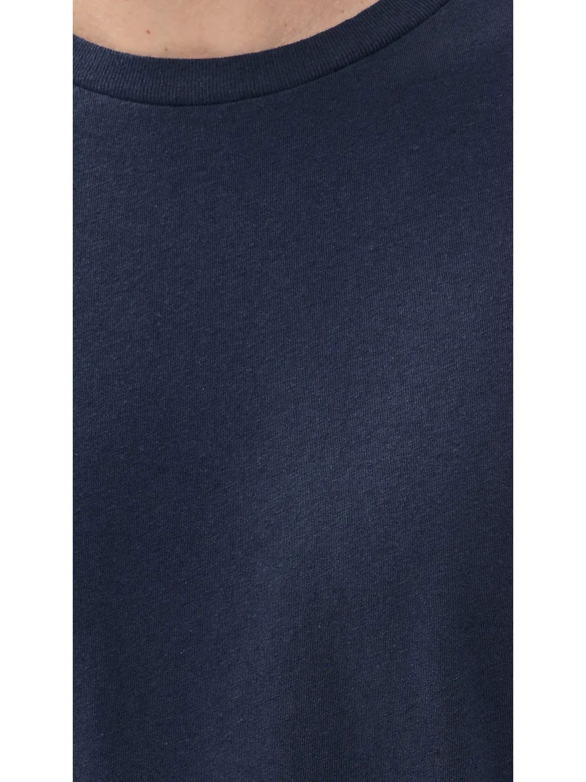 Frescobol Carioca ディニス リネンブレンドTシャツ ミッドナイトブルー - 画像6