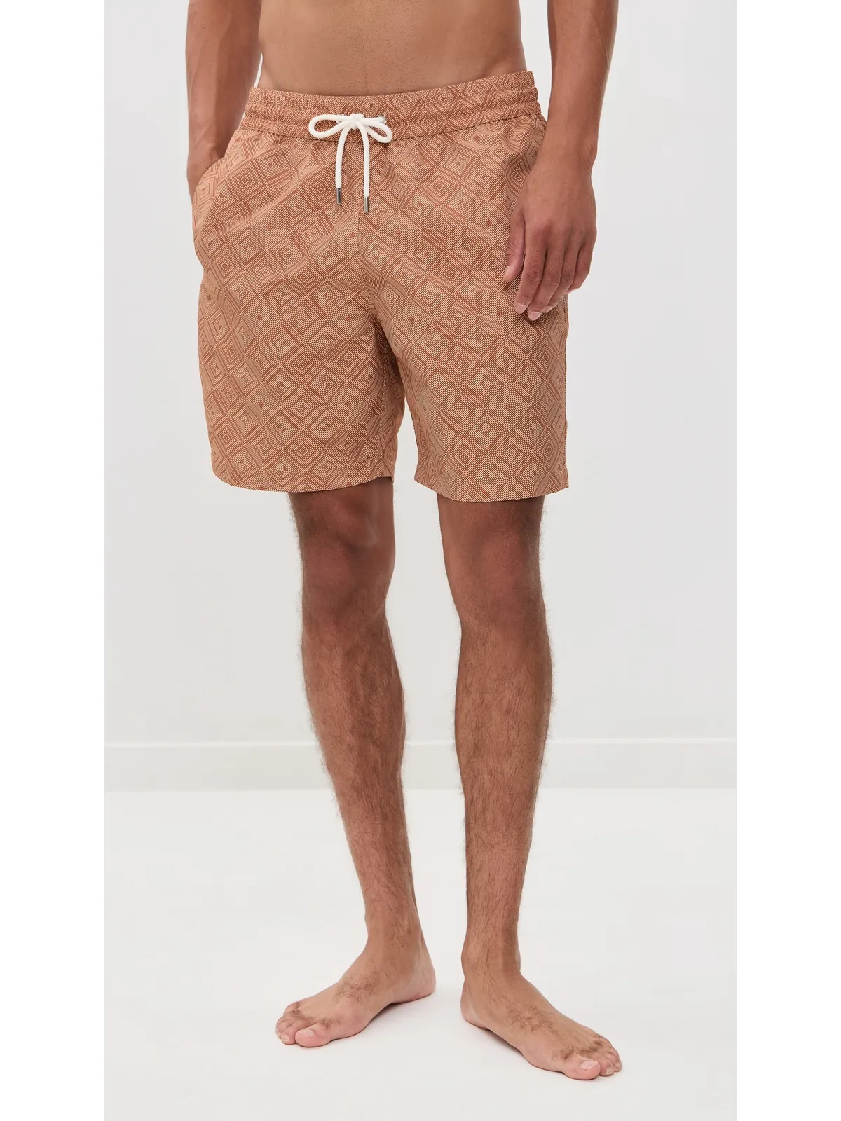 Frescobol Carioca Santos Swim Shorts Copper - 画像2