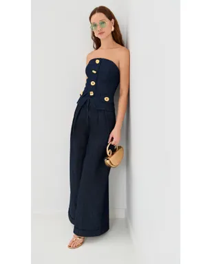 FRANÇOISE Bijou Top Indigo - サムネイル5