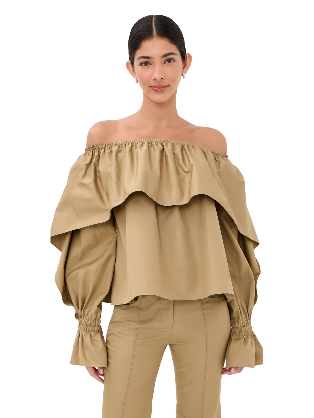 FRANÇOISE Sadie Blouse Beige - 画像1