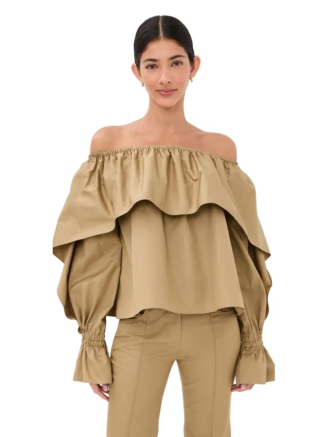 FRANÇOISE FRANÇOISE Sadie Blouse Beigeの商品画像