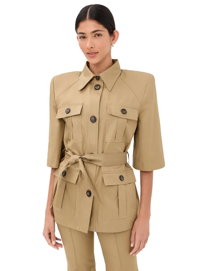 FRANÇOISE FRANÇOISE ナディア シャツ ベージュの商品画像