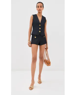 FRANÇOISE Anita ウエストコート Indigo - サムネイル5