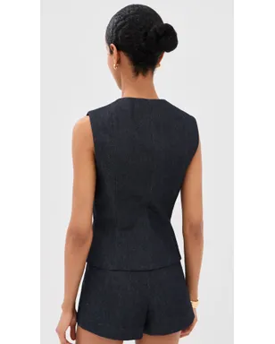 FRANÇOISE Anita ウエストコート Indigo - サムネイル3