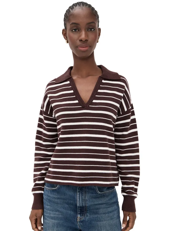 4th & Reckless 4th & Reckless Hayden Stripe セーターの商品画像