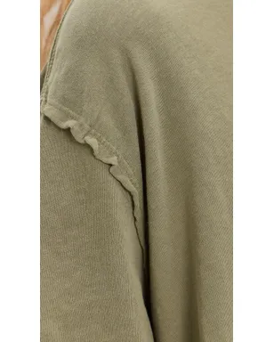 Free People ニナTシャツ オリーブストーン - サムネイル6