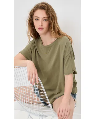 Free People ニナTシャツ オリーブストーン - サムネイル2