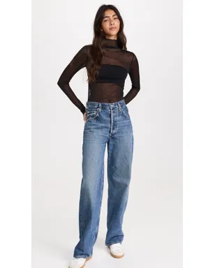 Free People オン・ザ・ドット レイヤリング ブラウス ブラック - サムネイル5