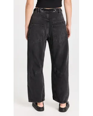 Free People モクシー・ローライズジーンズ - サムネイル3