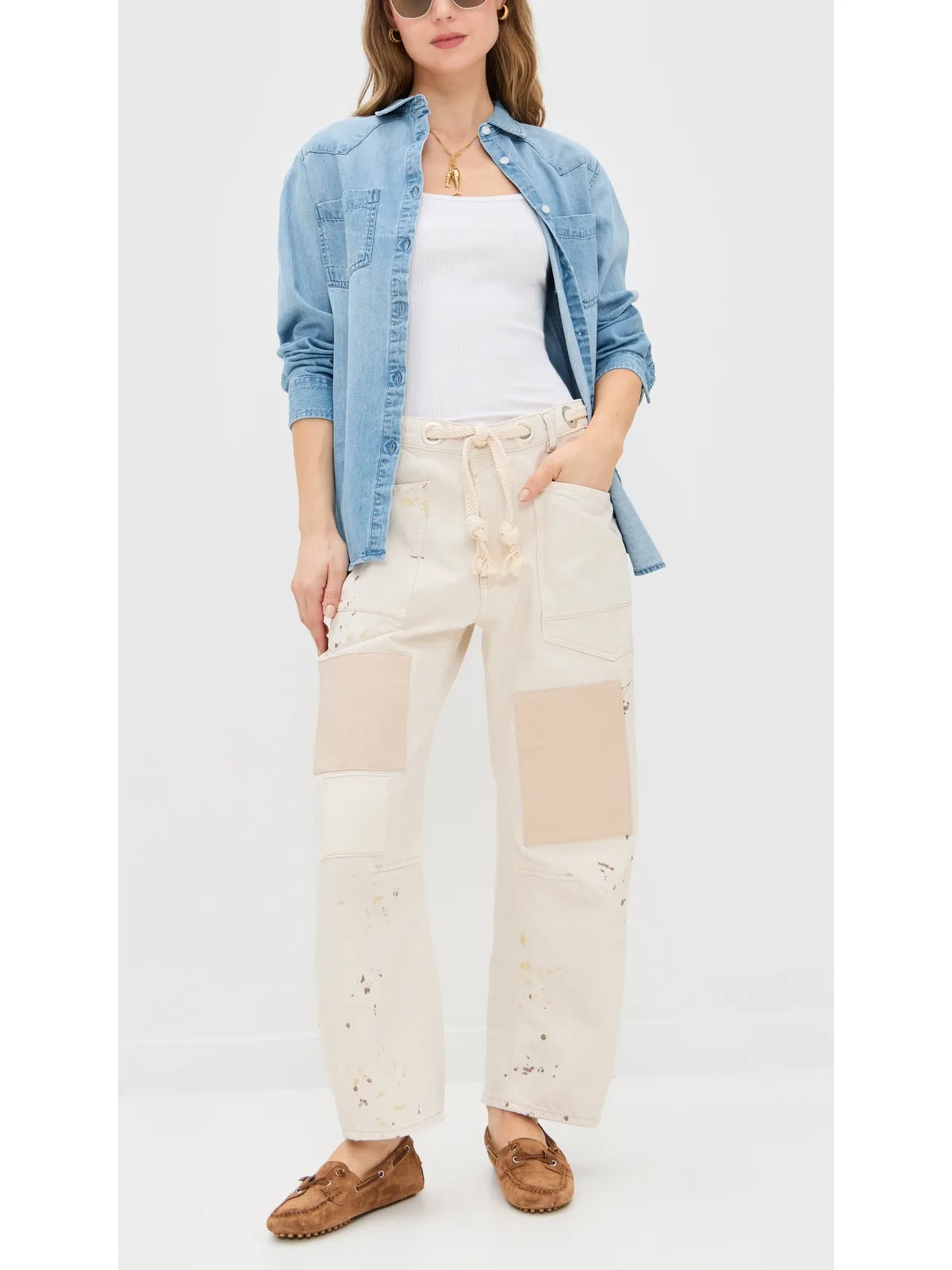 Free People モキシー バレル ジーンズ - 画像5
