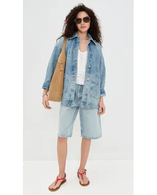 Free People アベリーデニムジャケット Got The Blues - サムネイル5