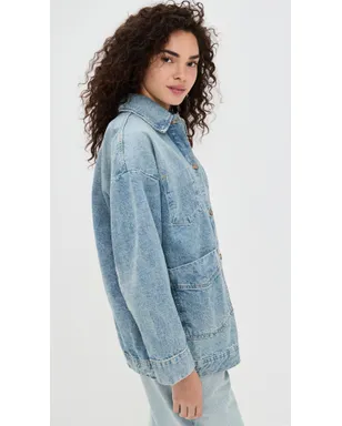 Free People アベリーデニムジャケット Got The Blues - サムネイル4