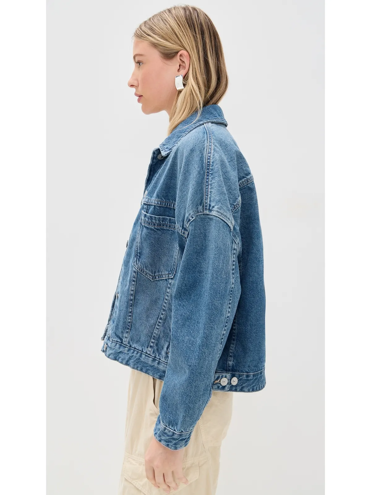 Free People デニムジャケット - 画像4