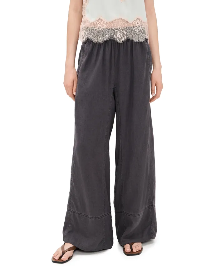 Free People Free People Days End Pull-On Pants Blackの商品画像