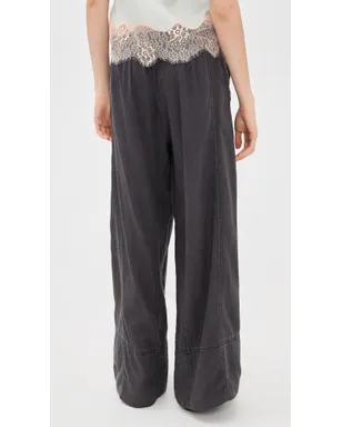 Free People Days End Pull-On Pants Black - サムネイル3