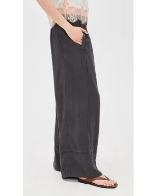 Free People Days End Pull-On Pants Black - サムネイル4