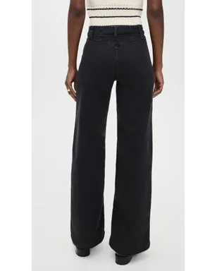 Free People リブレ ワイドレッグジーンズ - サムネイル3