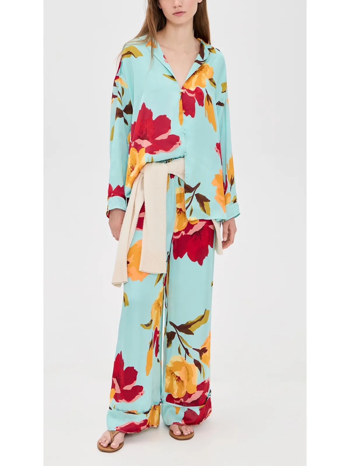 Free People Dreamy Days Pajama Set Bloomrush Print ブルームラッシュプリント パジャマセット - 画像2