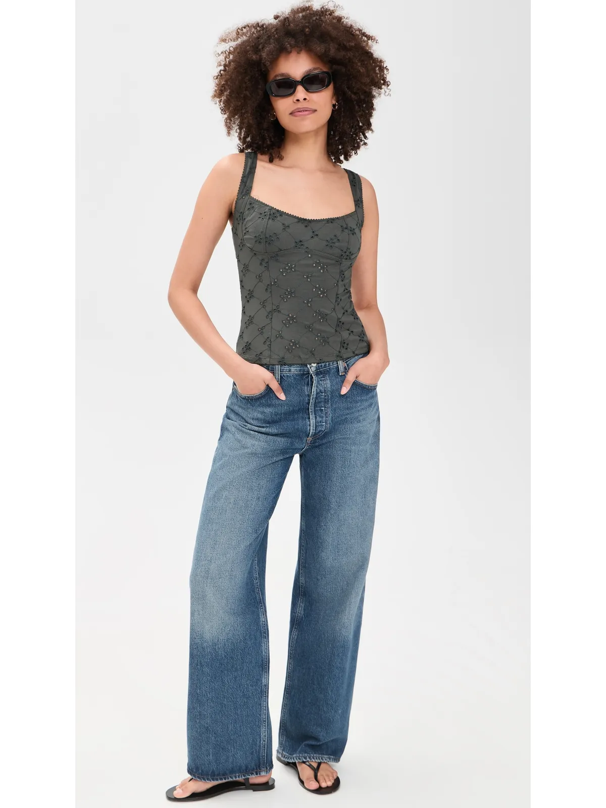 Free People Full Bloom Eyelet Camisole - 画像5