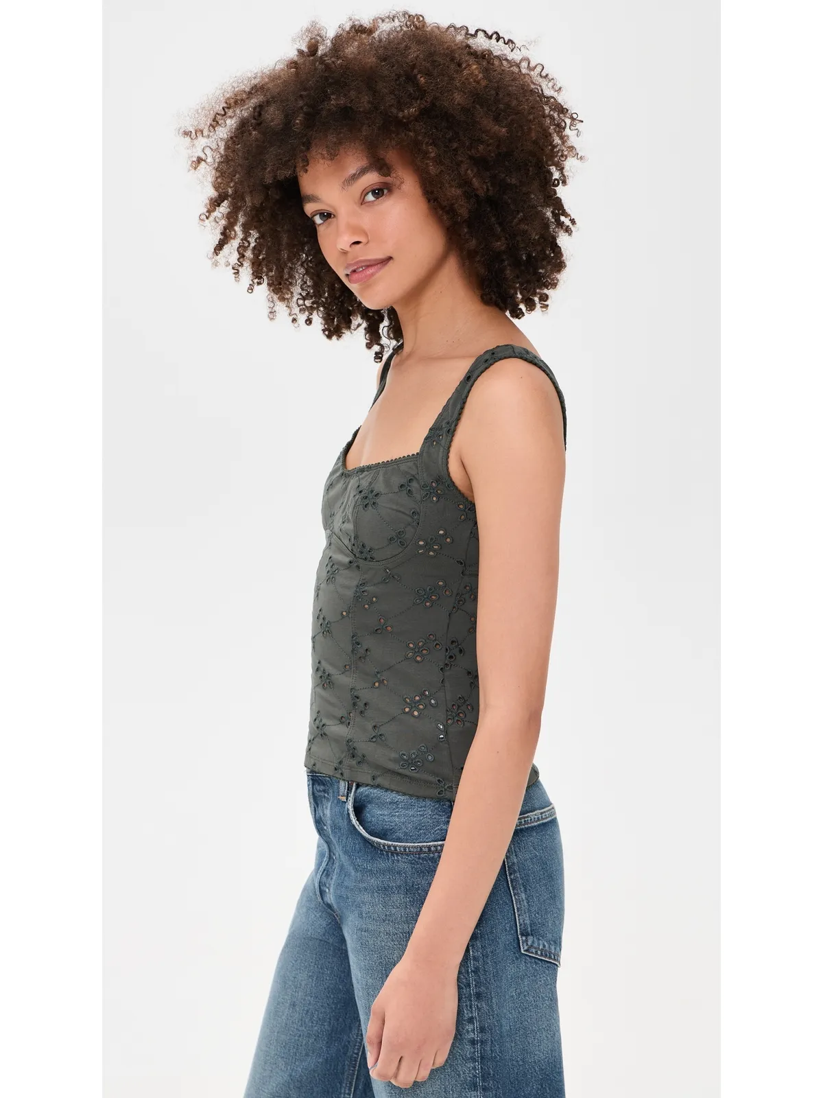Free People Full Bloom Eyelet Camisole - 画像4