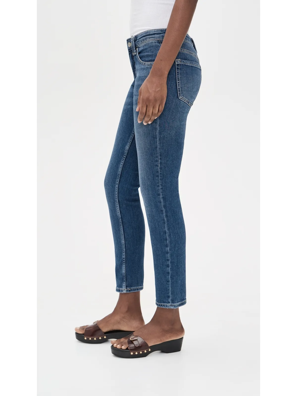 Free People Oracle Slim Straight Jeans Sky's the Limit - 画像4