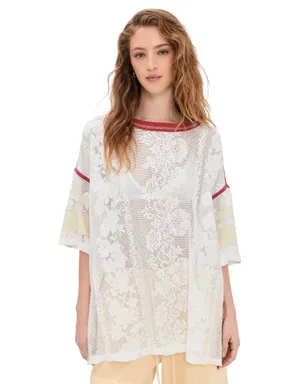 Free People ベストマッチTee クリーンアイボリーコンボ - サムネイル1