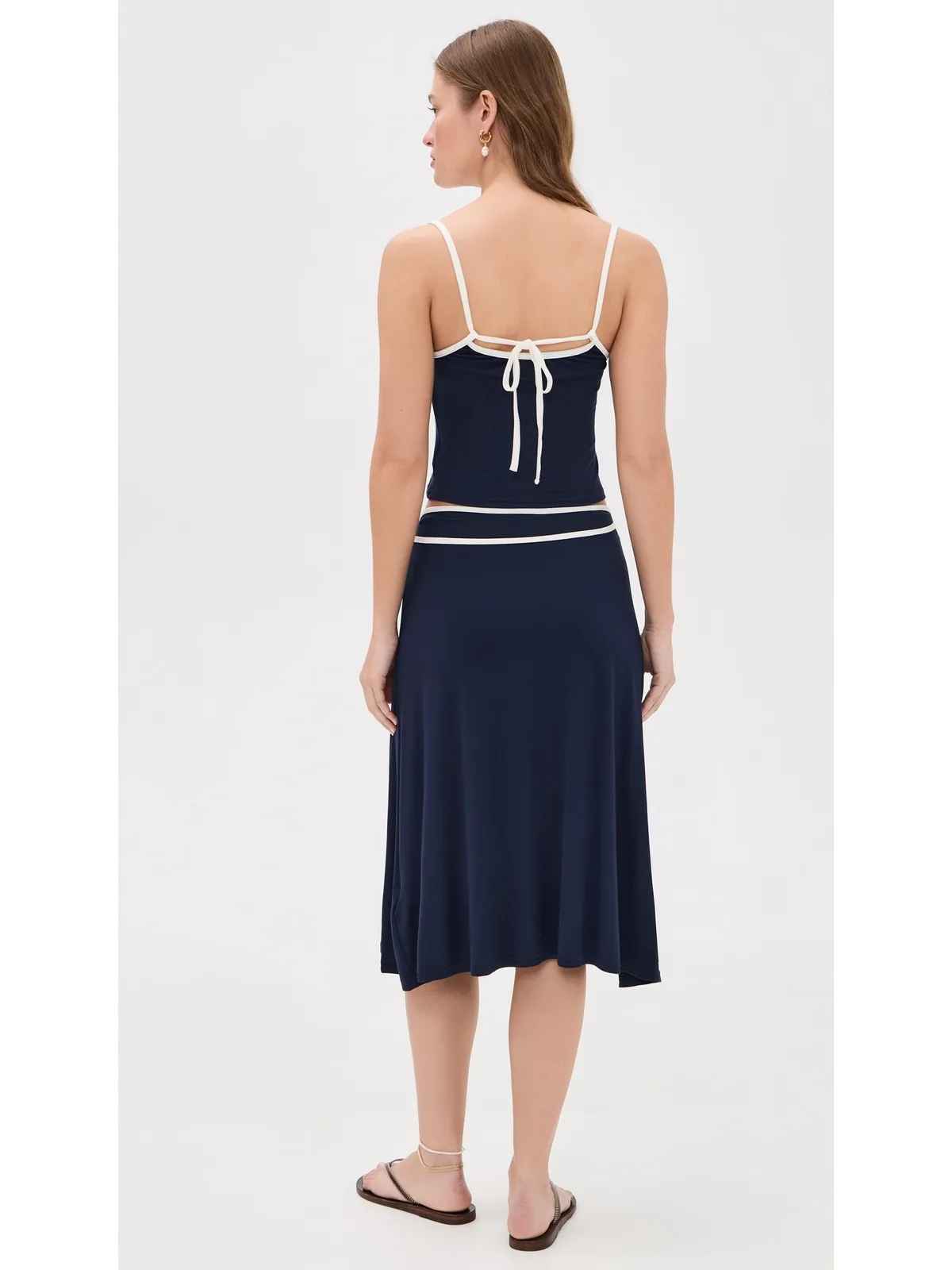 Free People オパル ツーピースセット ネイビーコンボ - 画像3