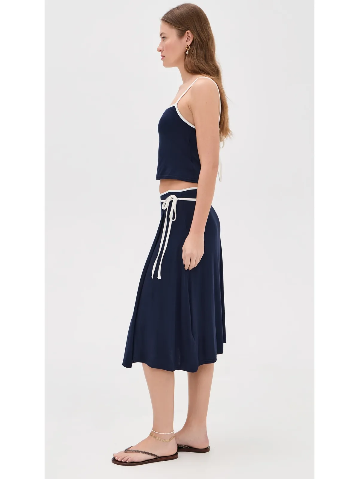 Free People オパル ツーピースセット ネイビーコンボ - 画像4