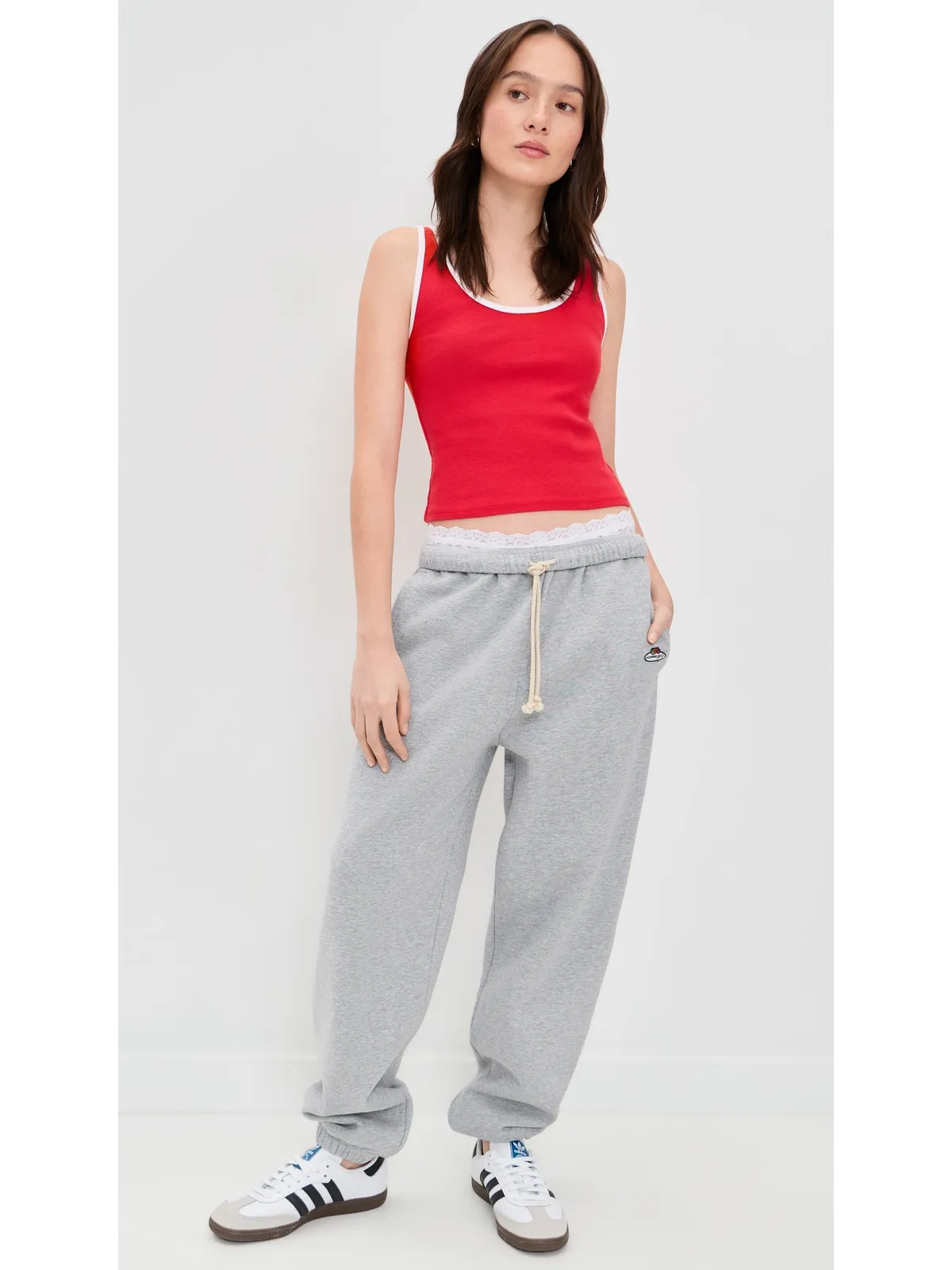 Free People Moxie Tank ハイリスクレッド コンボ - 画像5