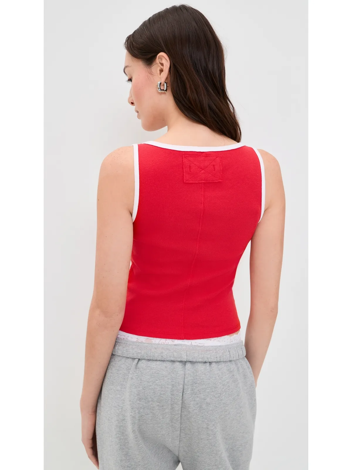 Free People Moxie Tank ハイリスクレッド コンボ - 画像3