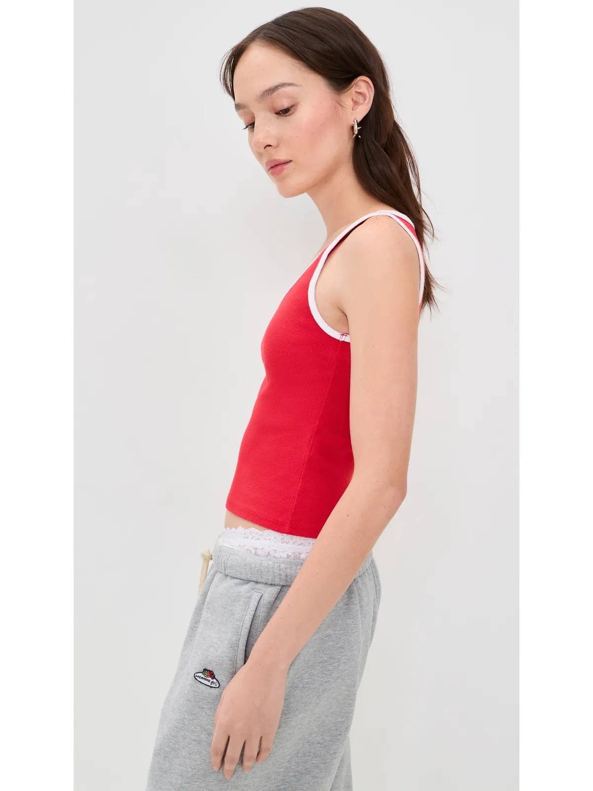 Free People Moxie Tank ハイリスクレッド コンボ - 画像4