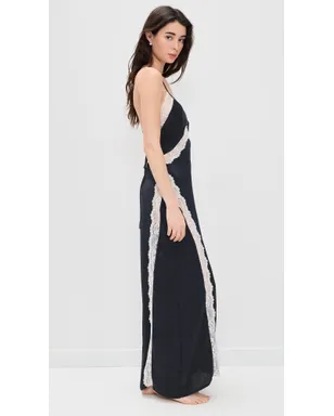 Free People Some Kind of Love マキシスリップ ブラックコンボ - サムネイル5