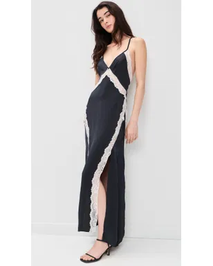 Free People Some Kind of Love マキシスリップ ブラックコンボ - サムネイル6
