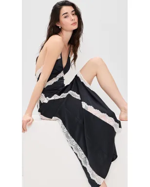 Free People Some Kind of Love マキシスリップ ブラックコンボ - サムネイル2