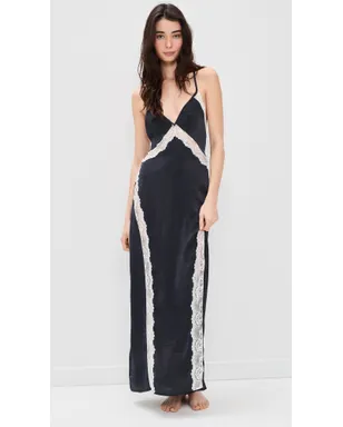 Free People Some Kind of Love マキシスリップ ブラックコンボ - サムネイル3