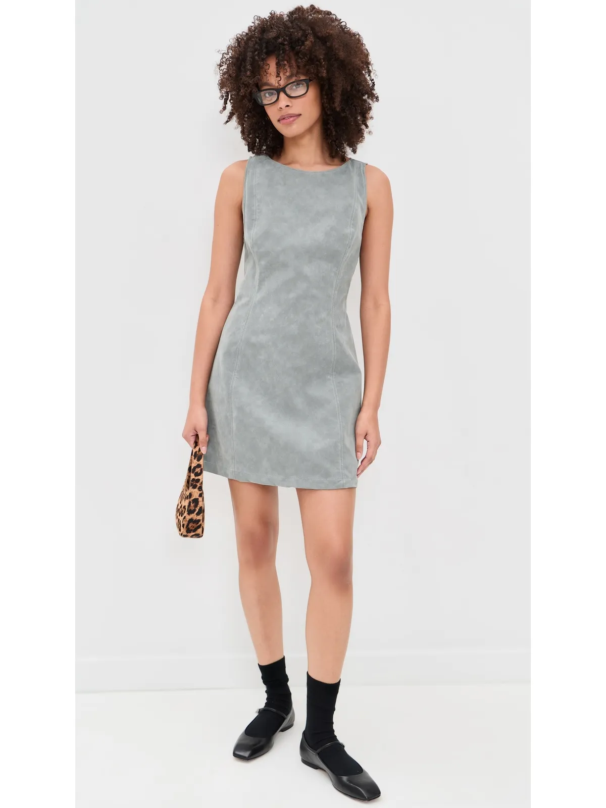 Free People アトラス フェイクスエード ミニドレス - 画像5