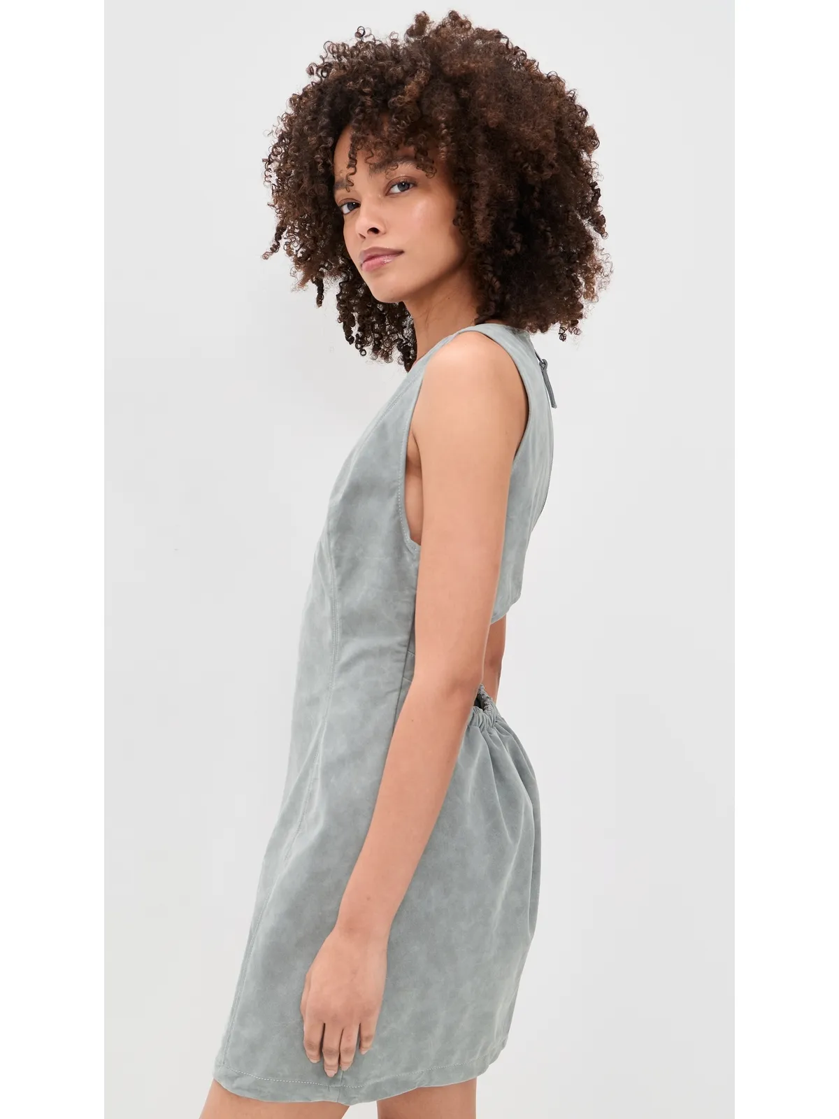 Free People アトラス フェイクスエード ミニドレス - 画像4