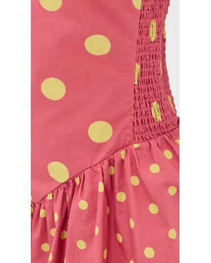 Free People Misty ミニドレス レッドコンボ - サムネイル6