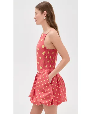 Free People Misty ミニドレス レッドコンボ - サムネイル4