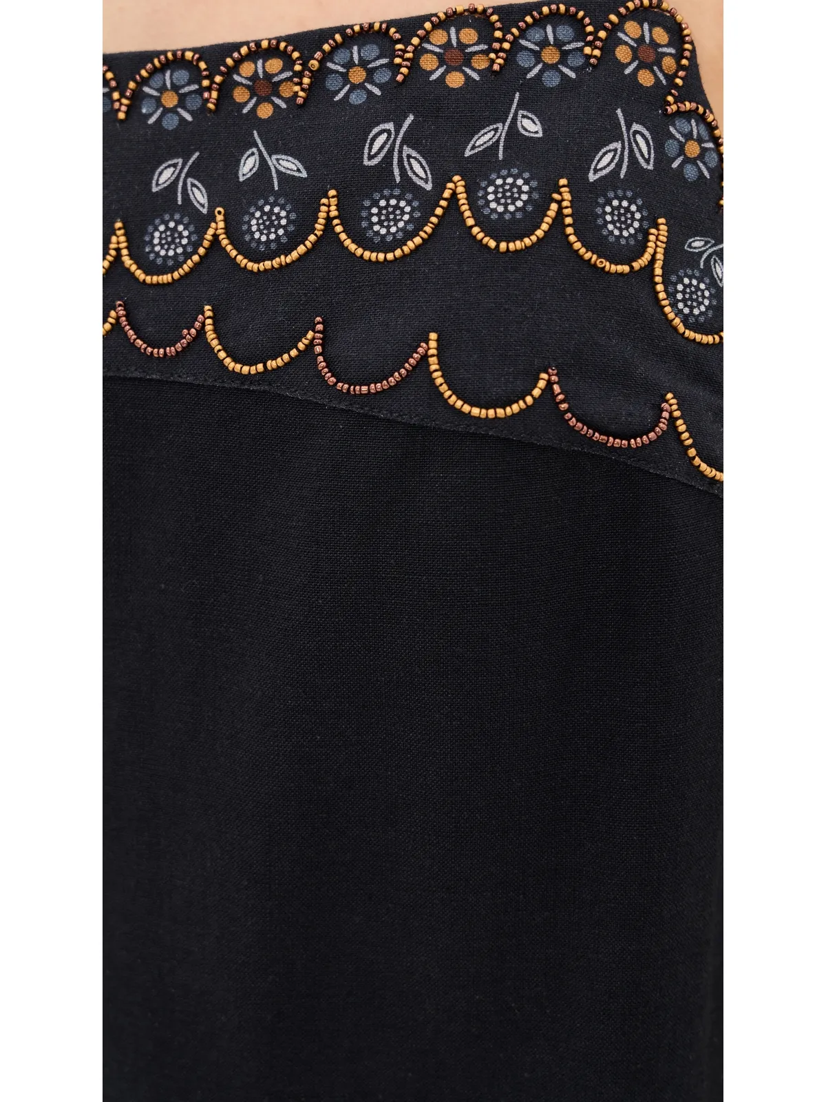 Free People Sunspell Mini Dress Black Combo - 画像6